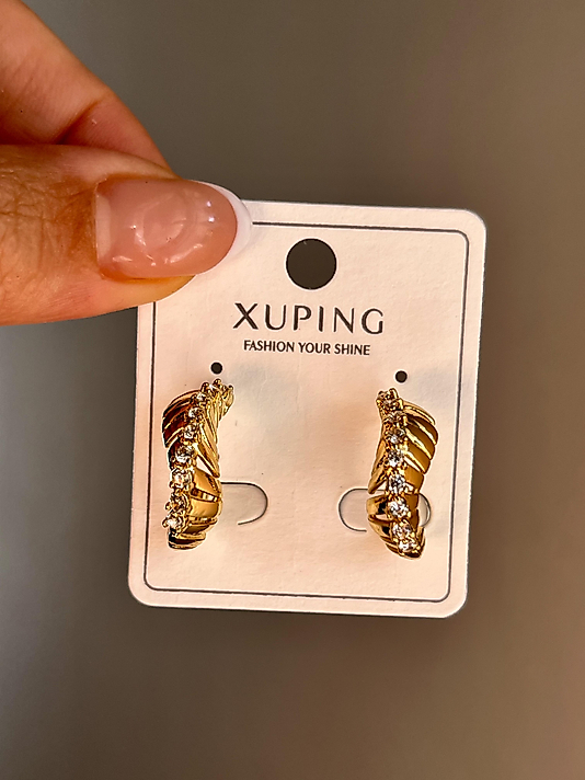 Xuping Taşlı Küpe