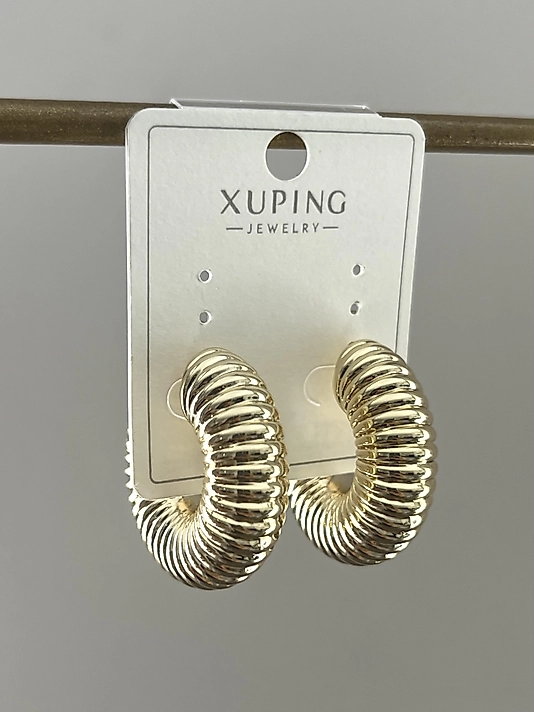 Xuping Tırktıklı Halka Küpe