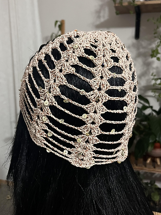Sütlü El Yapımı File Bandana
