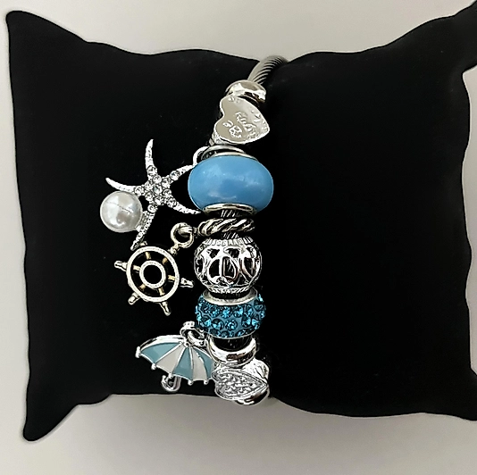 Silver Charmlı Pandora Bileklik