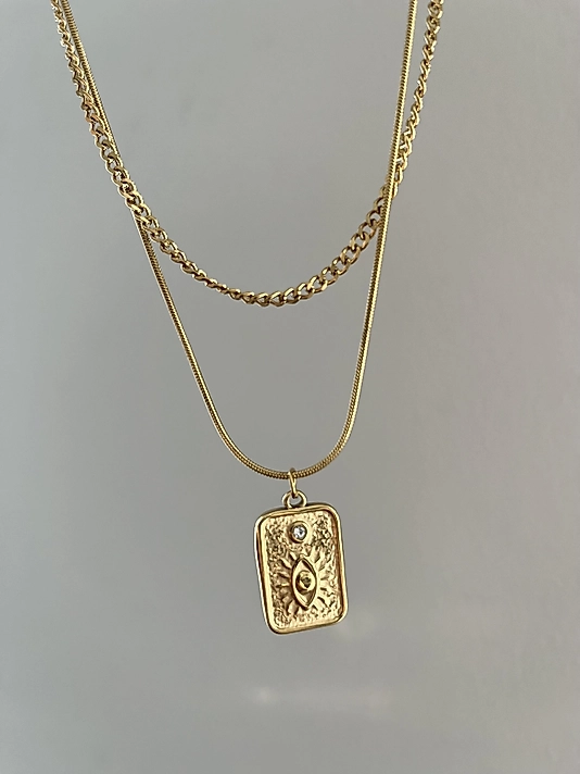 Çelik 2’li Birleşik Kolye