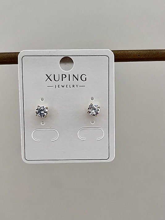 Xuping Mini Taşlı Küpe