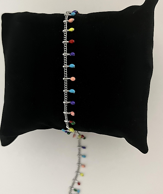 Çelik Silver Renkli Halhal