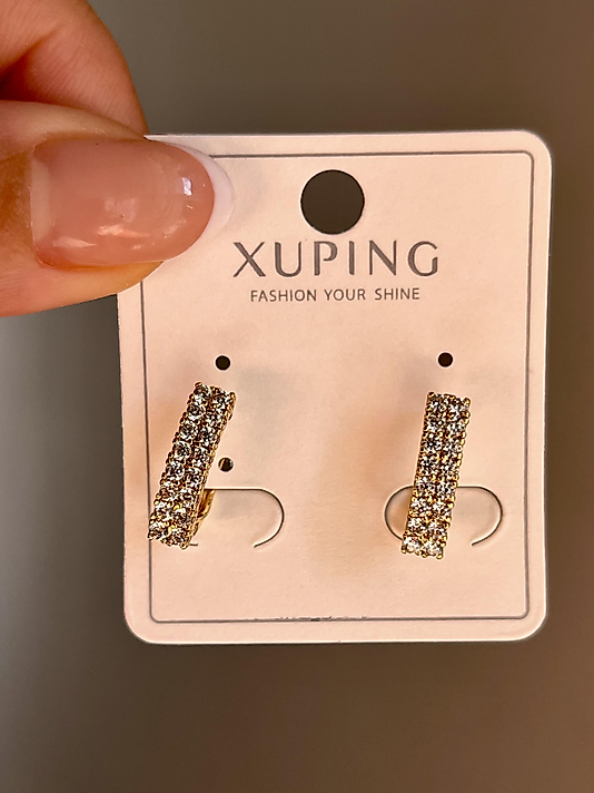 Xuping Taşlı Küpe