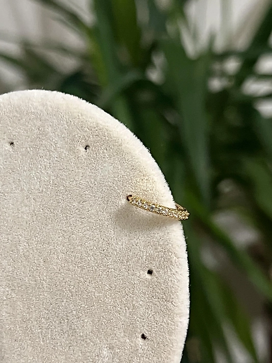 Taş Detaylı Halka Pearcing