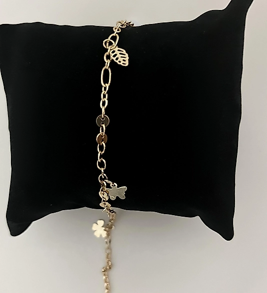 Xuping Rose-Gold Charmlı Halhal