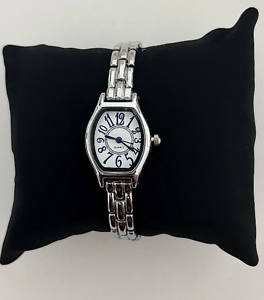 Silver Mavi Rakamlı Saat