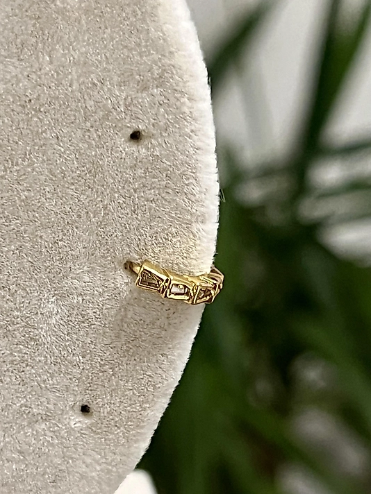 Taş Detaylı Halka Pearcing