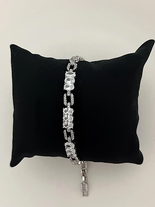 Xuping Silver Tamamı Taşlı Bileklik