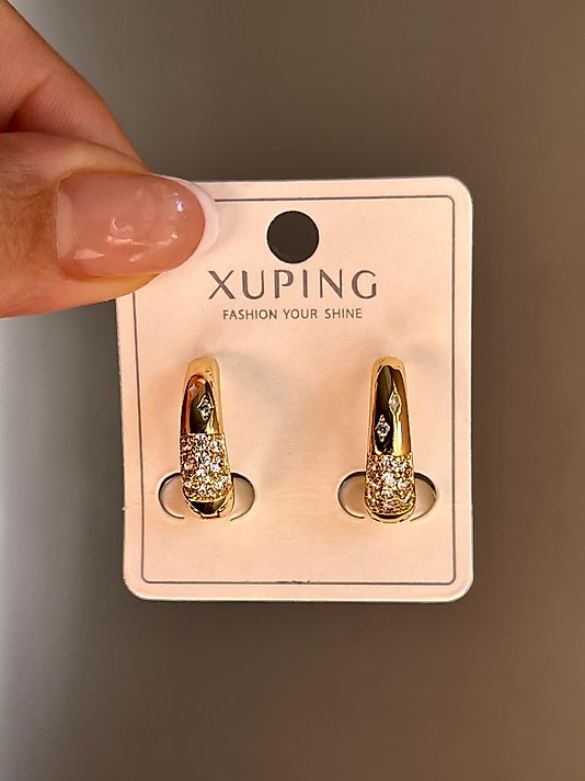 Xuping Taşlı Küpe