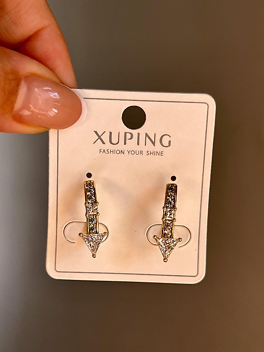 Xuping Taşlı Küpe
