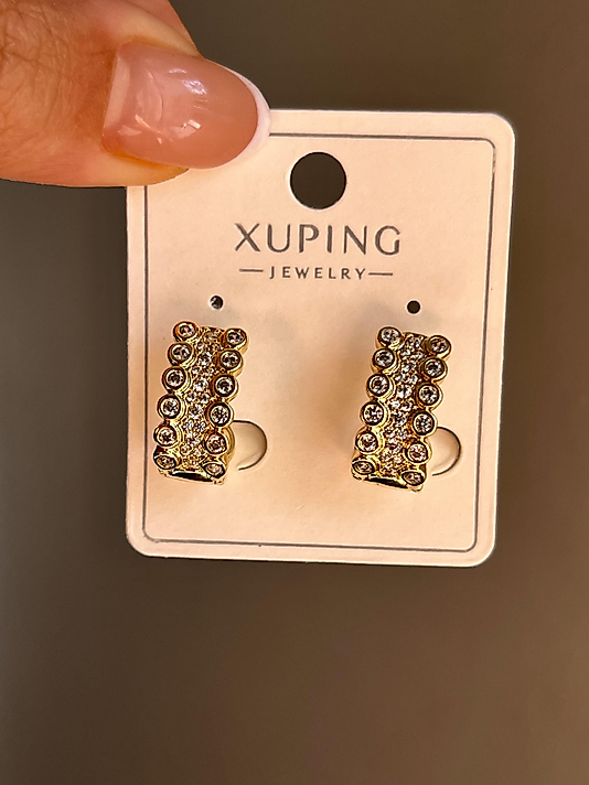 Xuping Taşlı Küpe