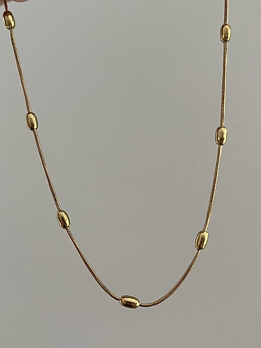 Çelik Geniş Dorika Kolye