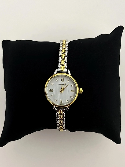 Gold-Silver Yuvarlak Saat