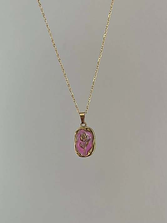 Çelik Vintage Kolye